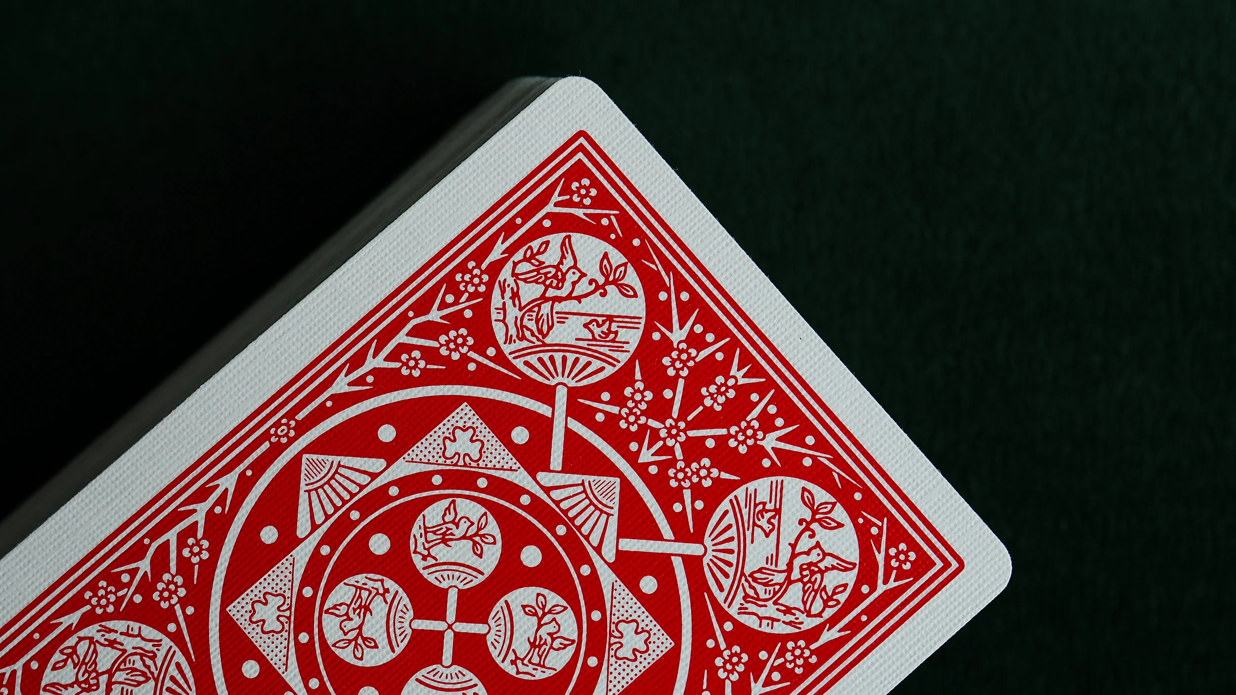 TALLY-HO Fan Back Playing Cards - RED / BLUE - Image 9