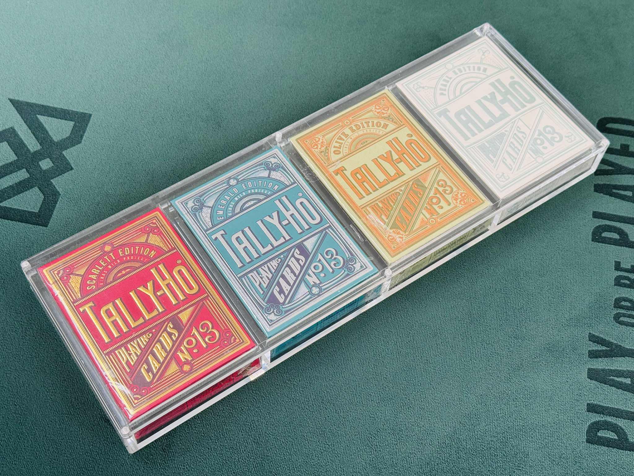 TALLY-HO ORIGINAL KING'S WILD PROJECT 4-DECK CARAT SET - Image 3