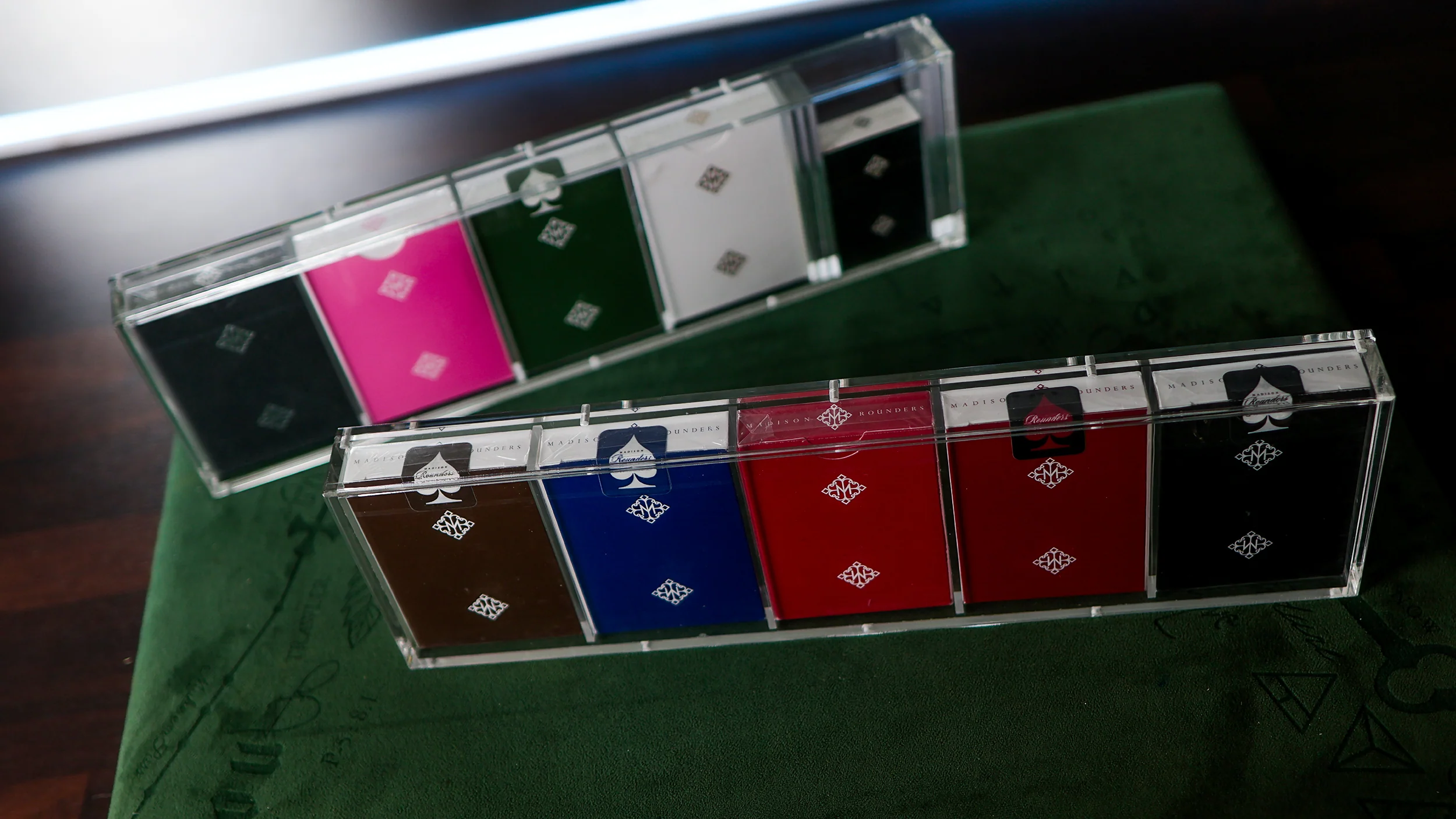 TEN-DECK MADISON ROUNDERS SET with CARAT CASES Signed by MADISON - Image 23