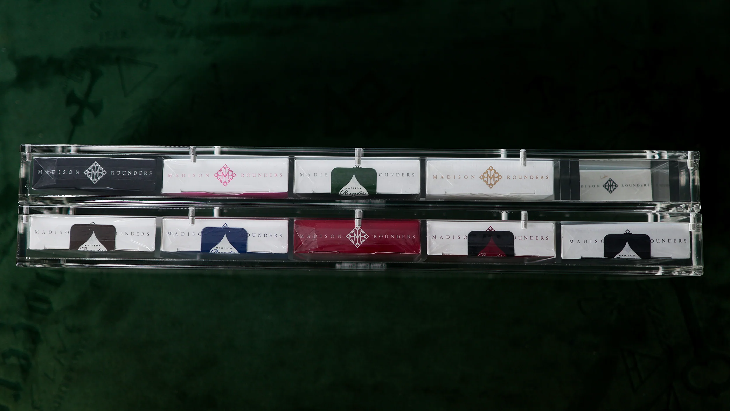 TEN-DECK MADISON ROUNDERS SET with CARAT CASES Signed by MADISON - Image 24