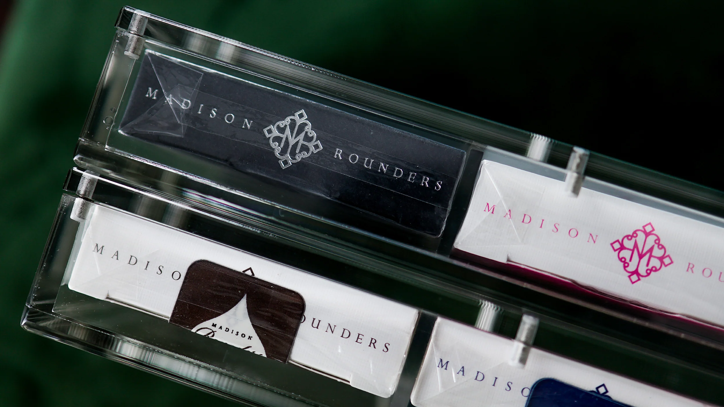 TEN-DECK MADISON ROUNDERS SET with CARAT CASES Signed by MADISON - Image 25
