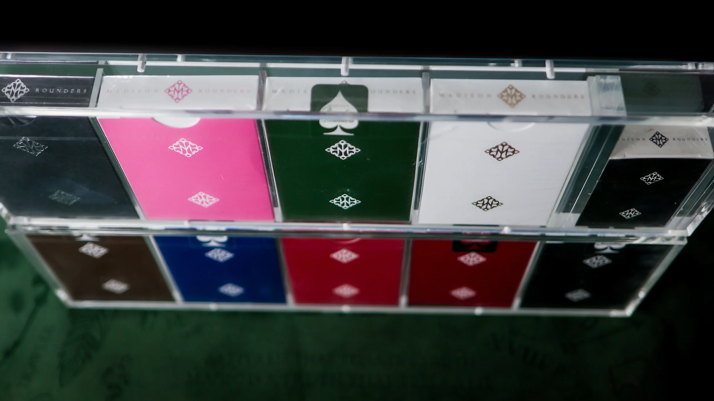 TEN-DECK MADISON ROUNDERS SET with CARAT CASES Signed by MADISON - Image 45