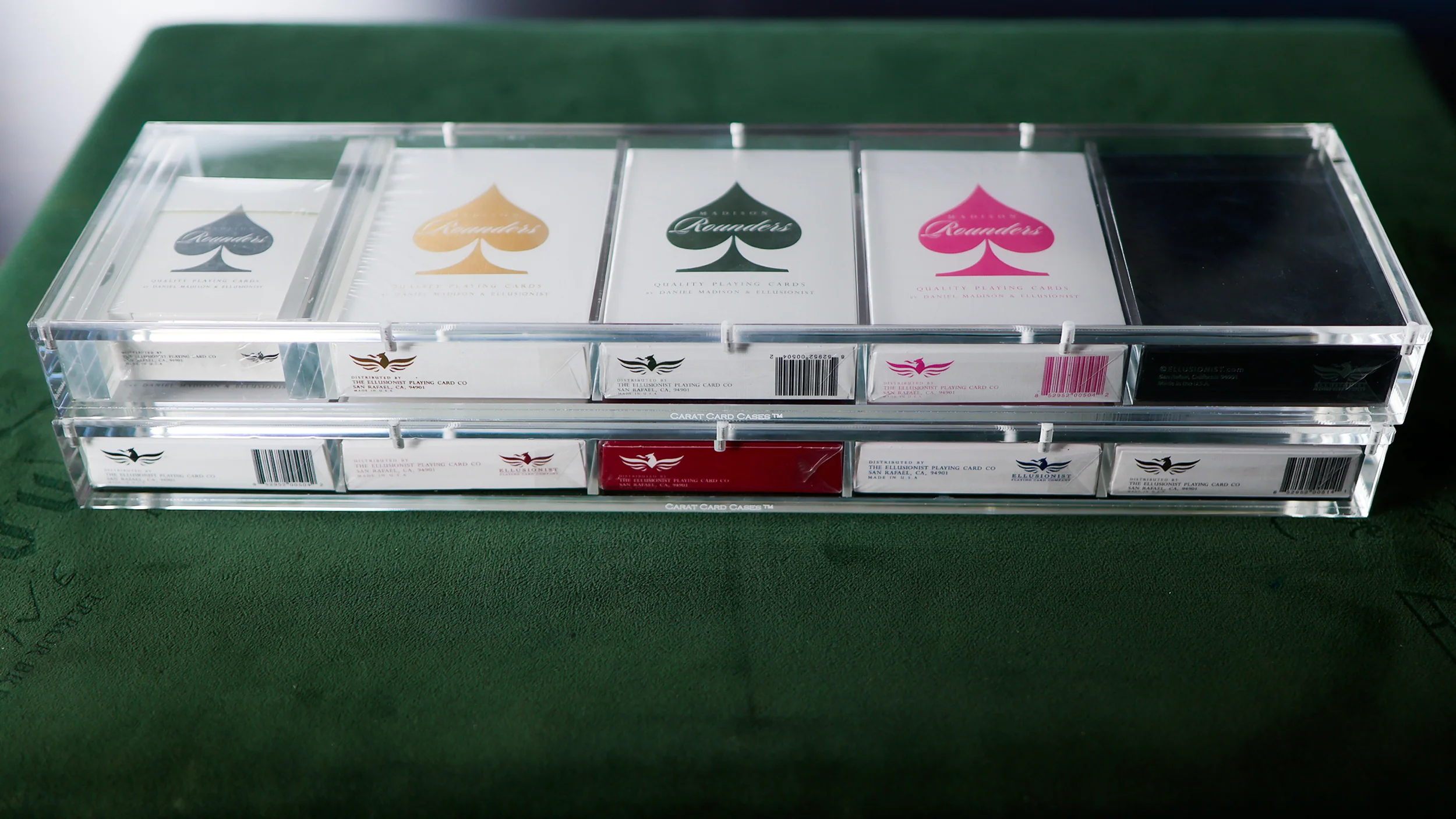 TEN-DECK MADISON ROUNDERS SET with CARAT CASES Signed by MADISON - Image 48
