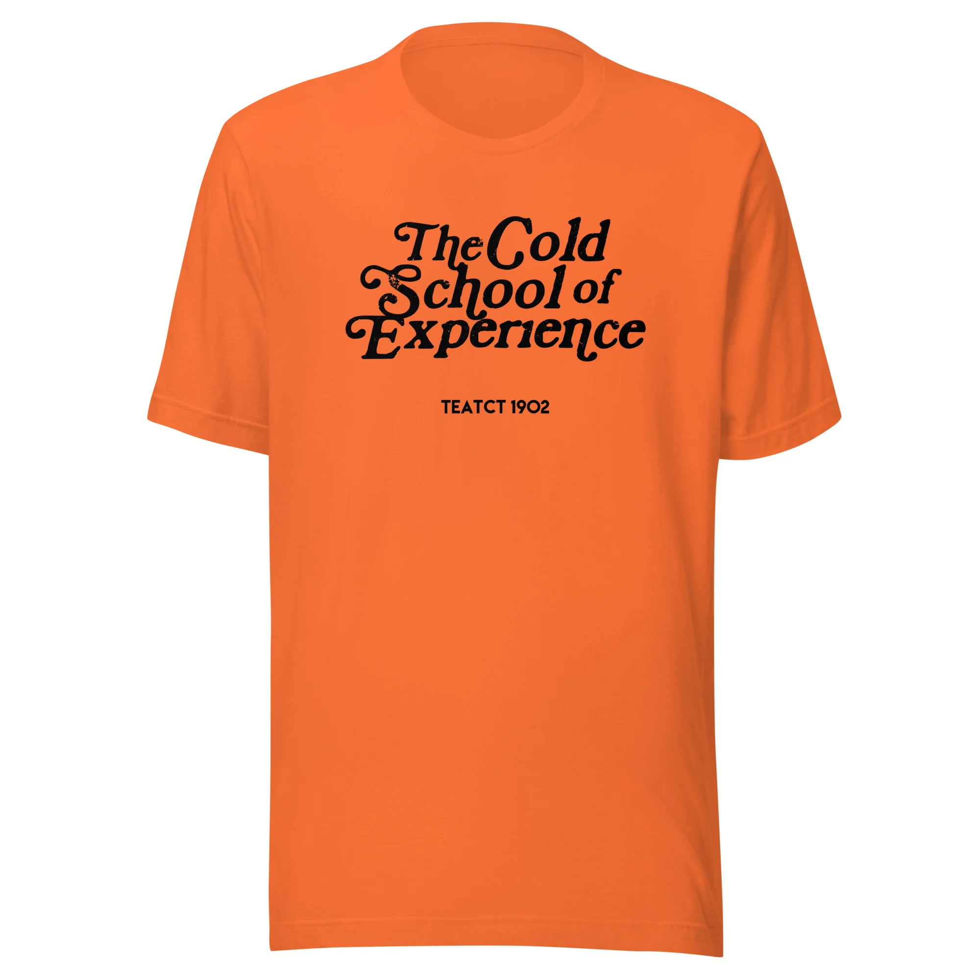 The COLD SCHOOL T-Shirt ( White Print ) - Image 3