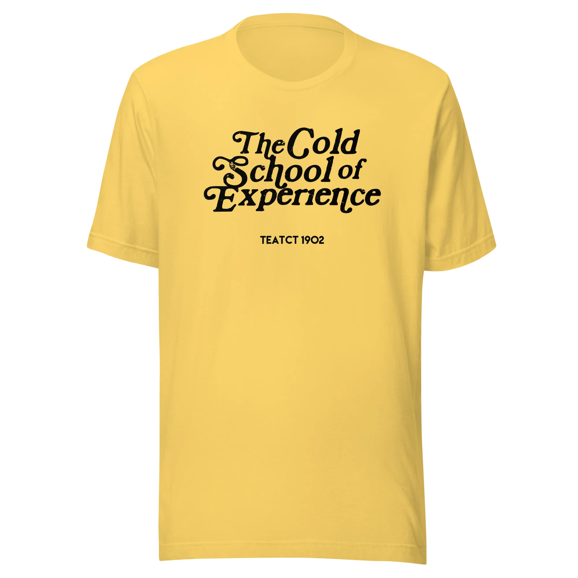 The COLD SCHOOL T-Shirt ( White Print ) - Image 9