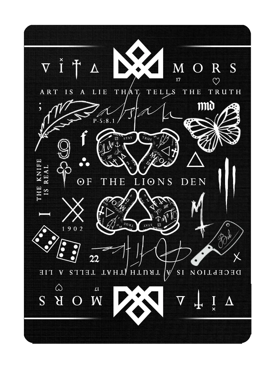 MADISON GAFF Playing Cards - Tribute Black - Image 4