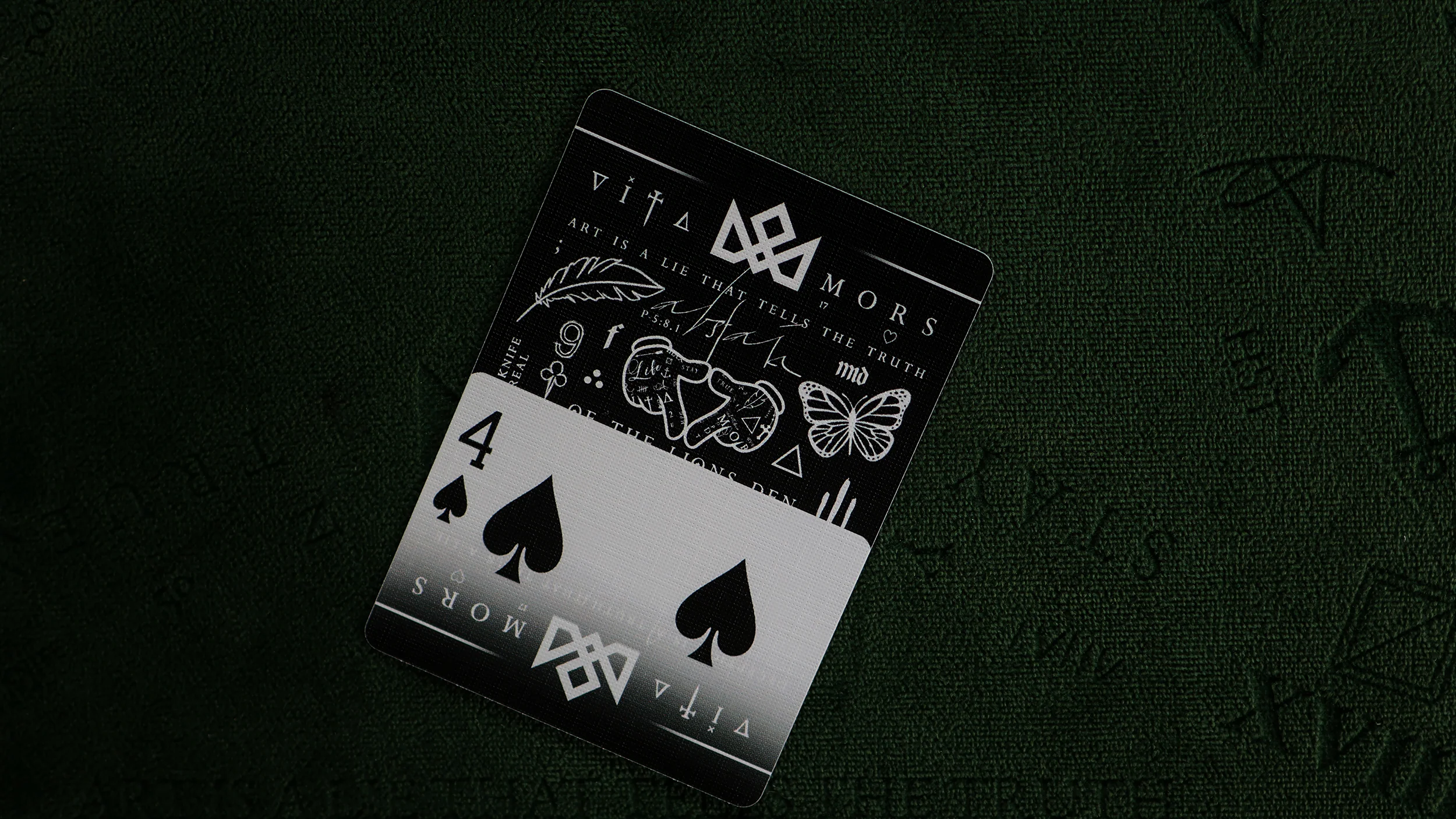 MADISON GAFF Playing Cards - Tribute Black - Image 55