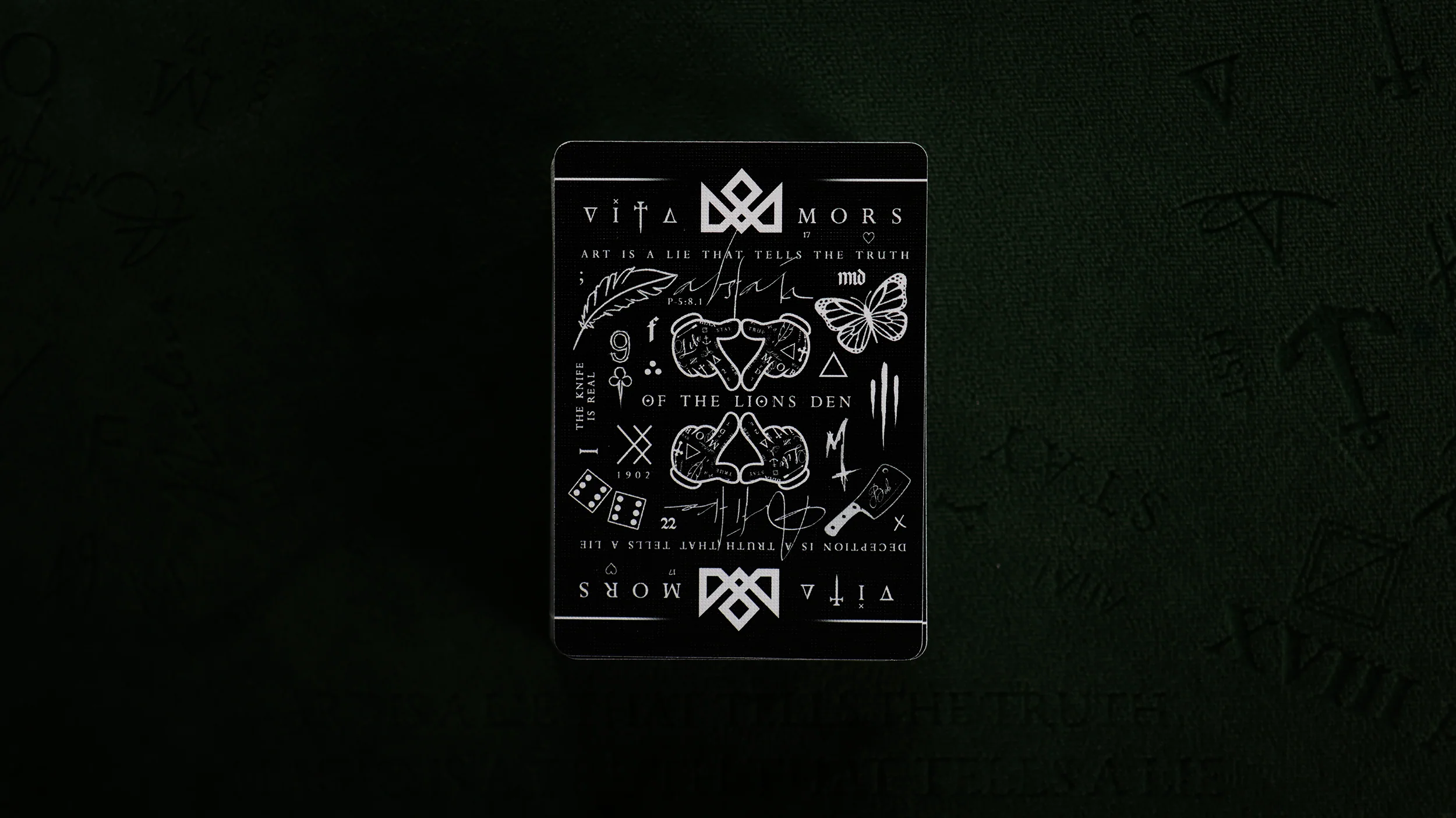 TRIBUTE Playing Cards - BLACK - Image 13