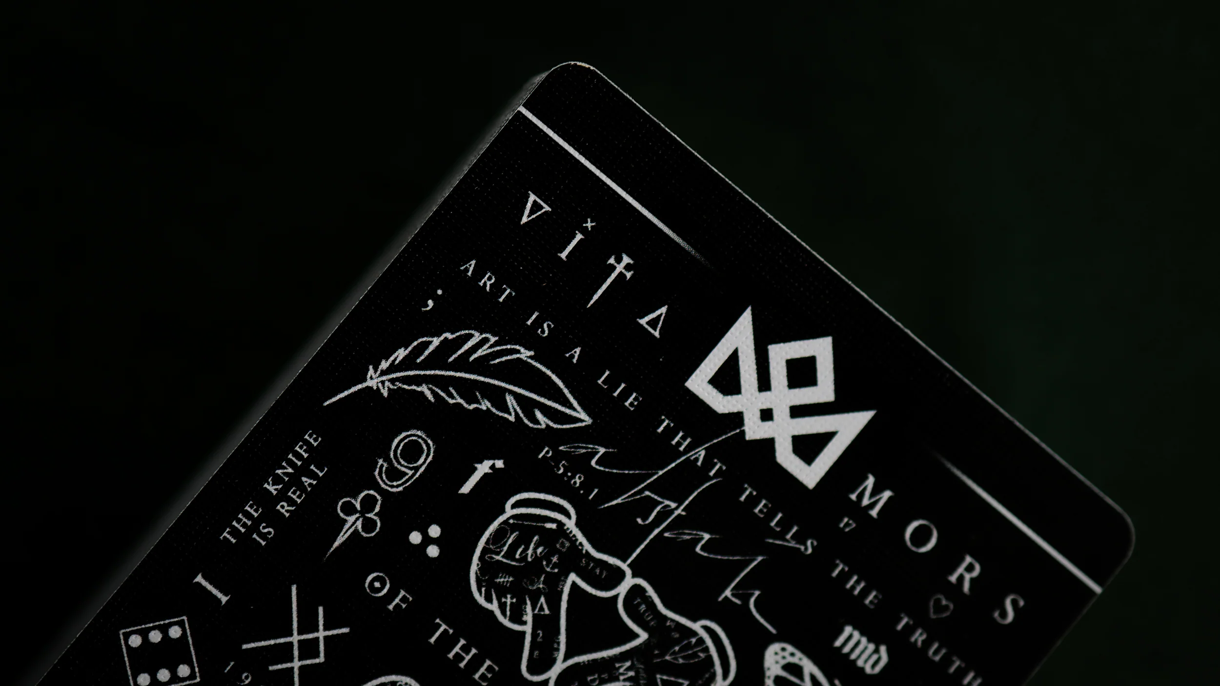 TRIBUTE Playing Cards - BLACK - Image 14