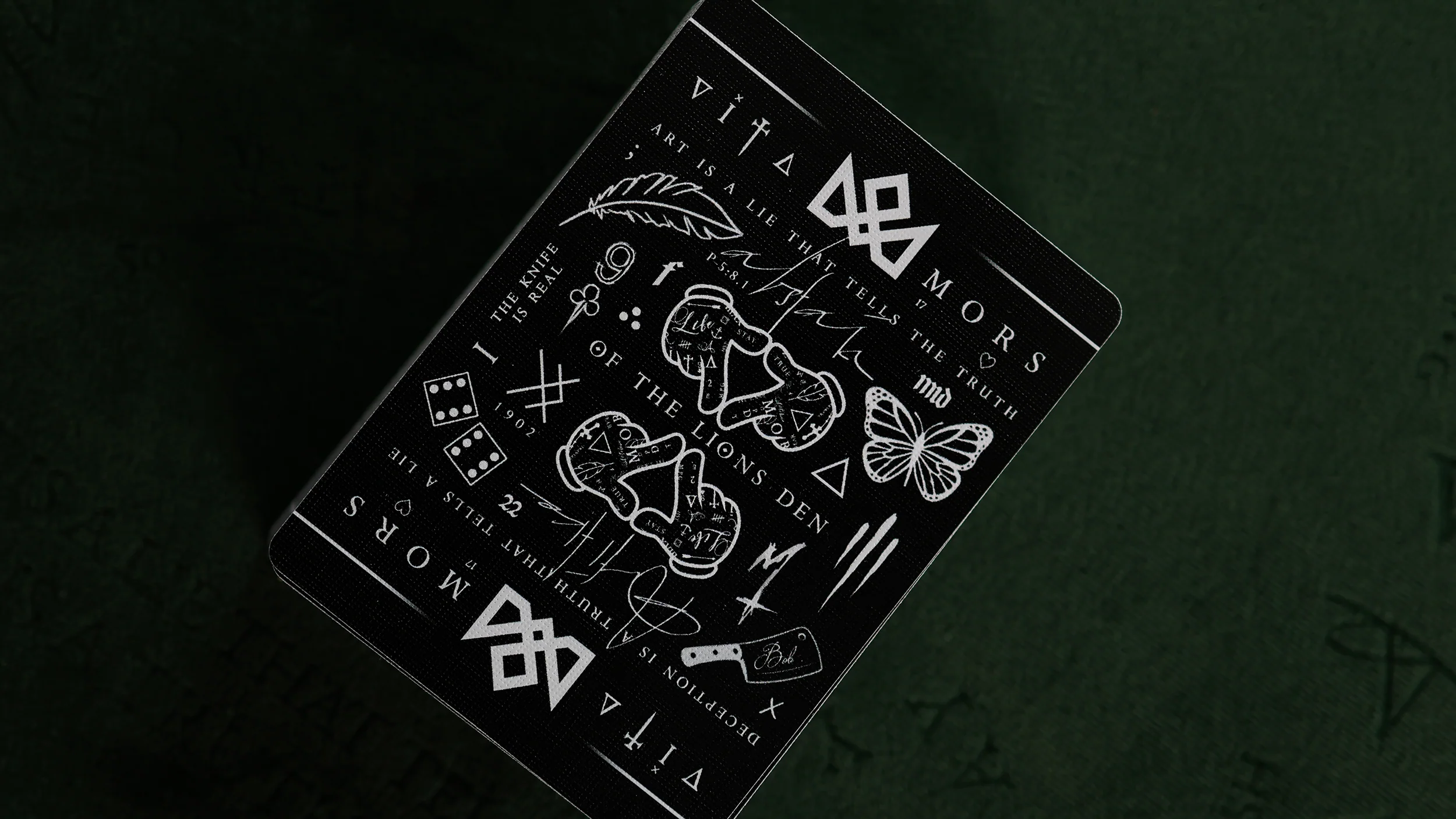 TRIBUTE Playing Cards - BLACK - Image 15