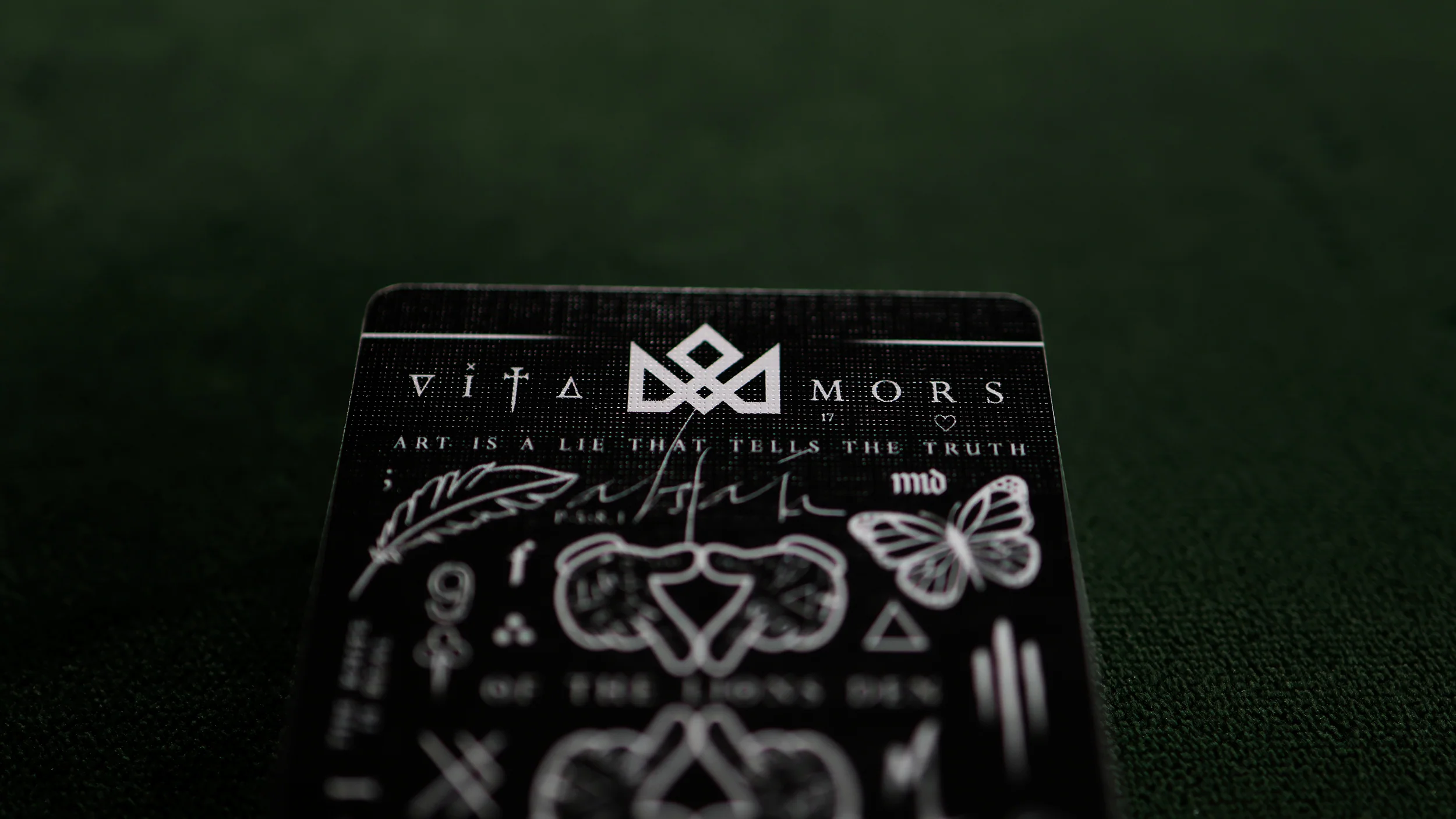 TRIBUTE Playing Cards - BLACK - Image 18