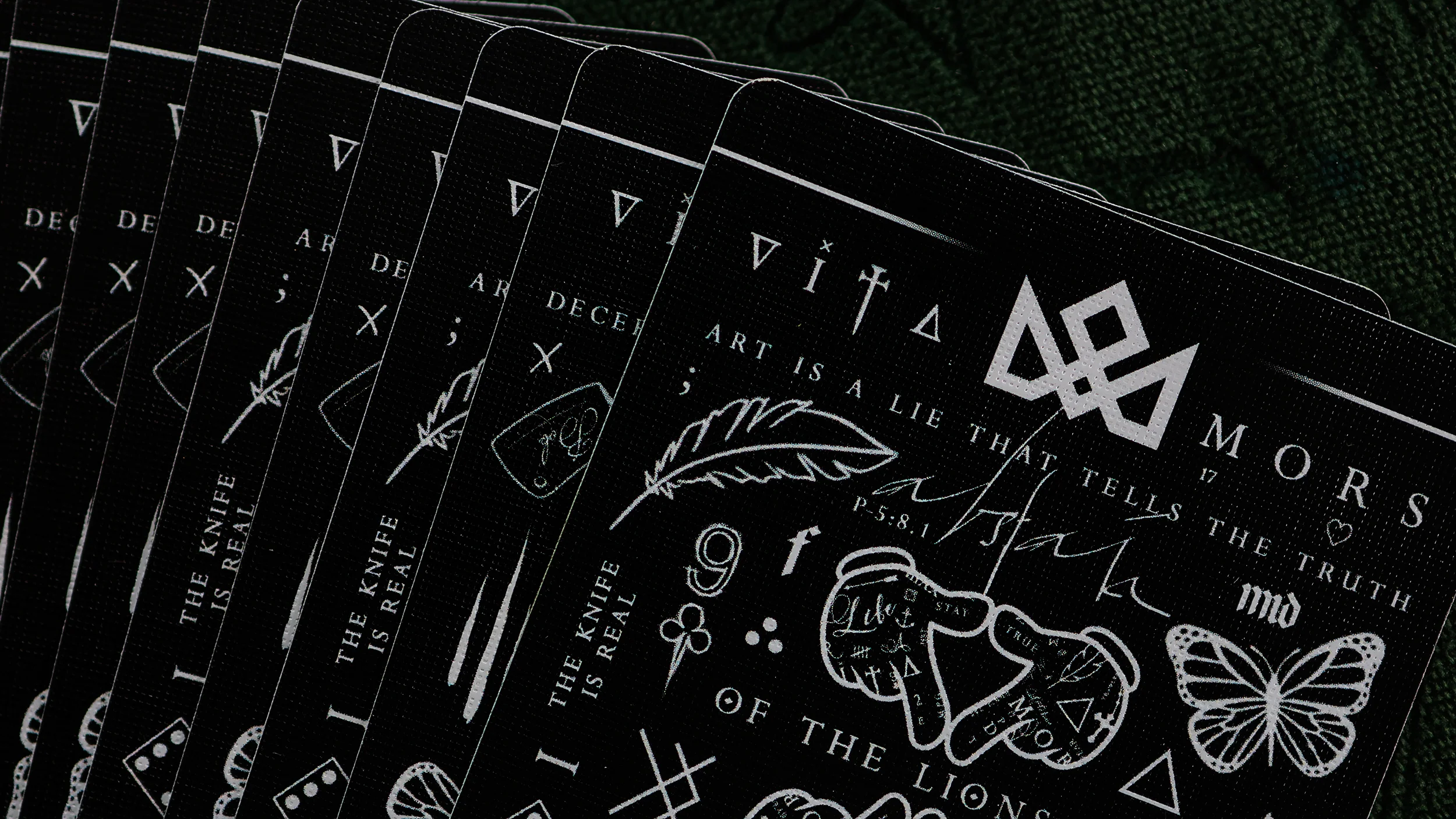 TRIBUTE Playing Cards - BLACK - Image 19