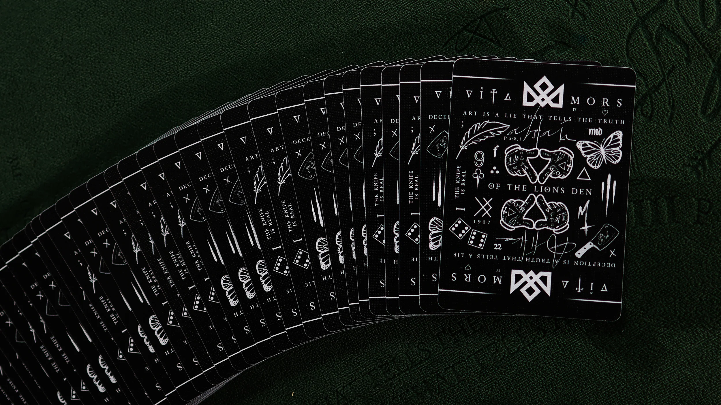 TRIBUTE Playing Cards - BLACK - Image 20