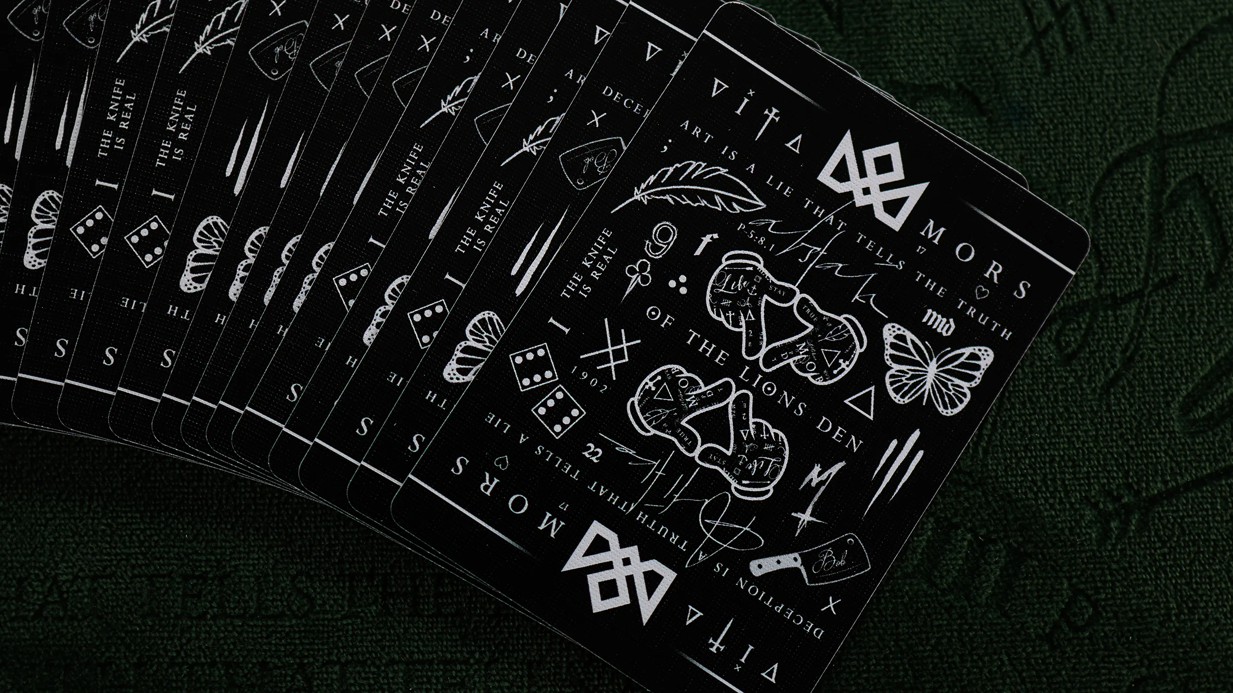 TRIBUTE Playing Cards - BLACK - Image 21