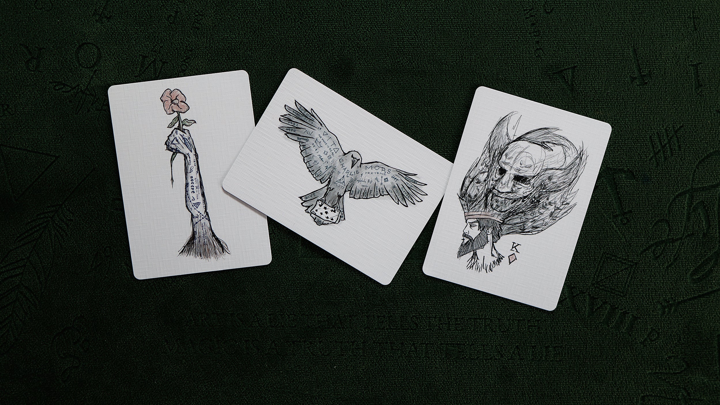 TRIBUTE Playing Cards - BLACK - Image 29