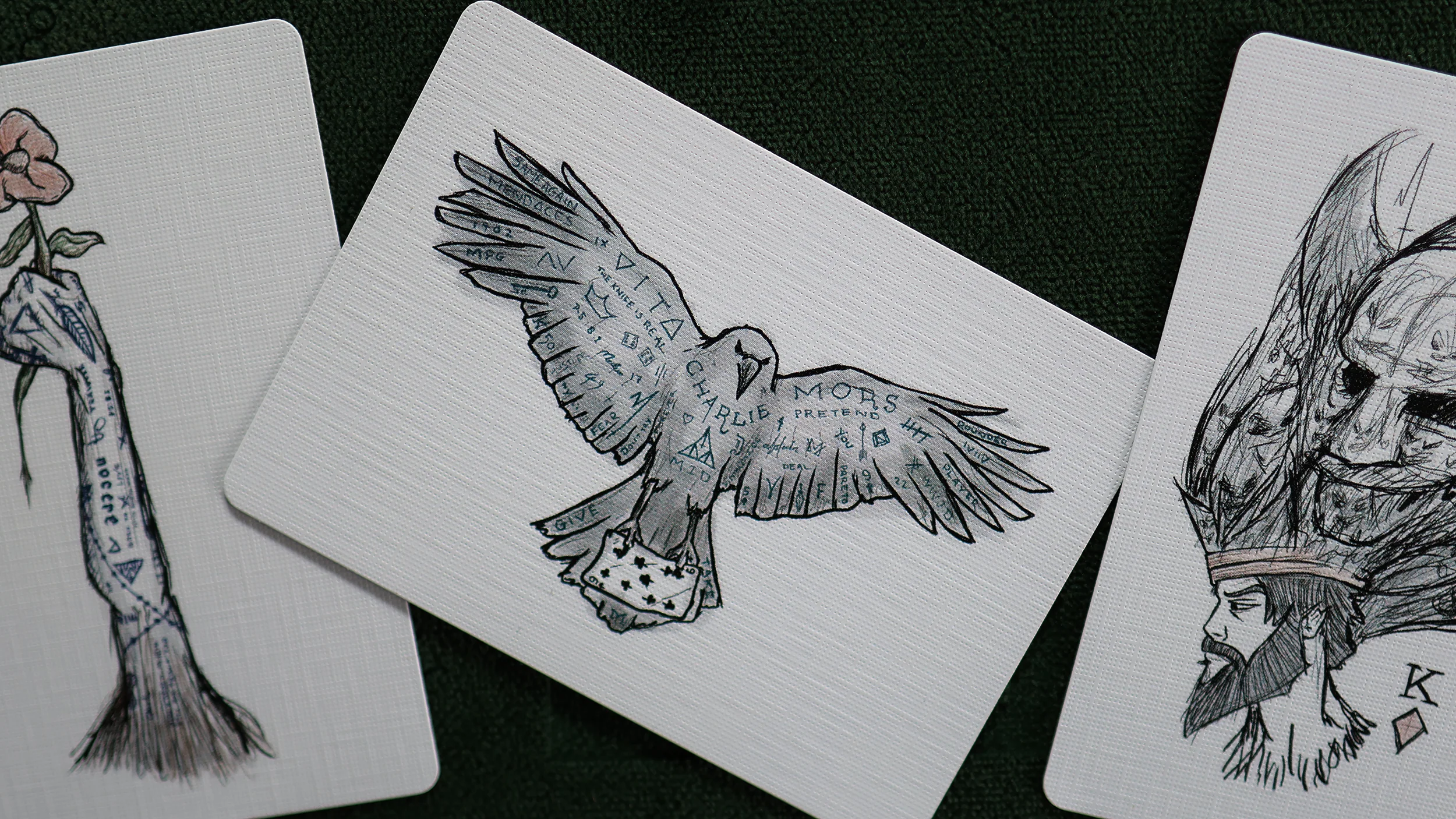 TRIBUTE Playing Cards - BLACK - Image 30