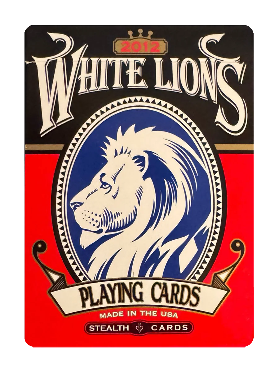 WHITE LIONS STEALTH Playing Cards by DAVID BLAINE