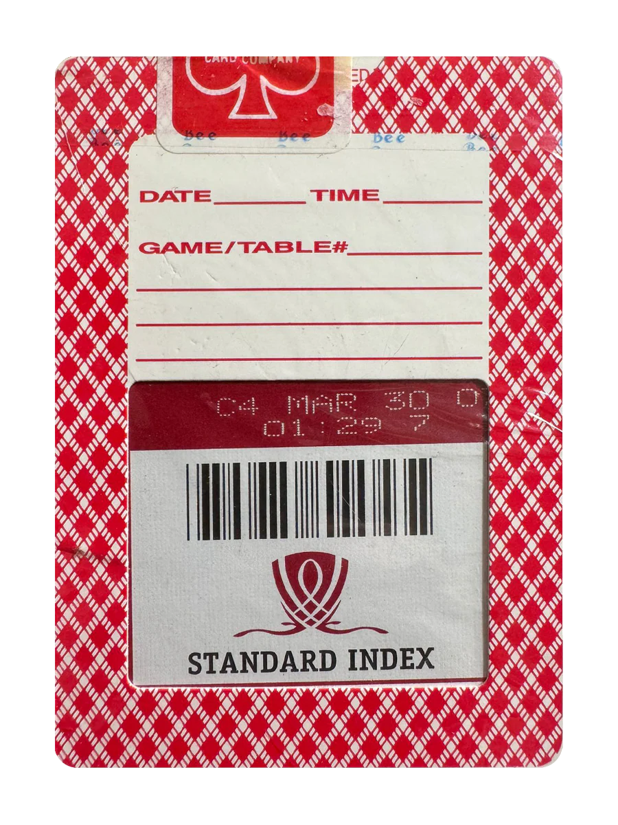 WYNN ICON Bee Playing Cards - Standard Index (Red)